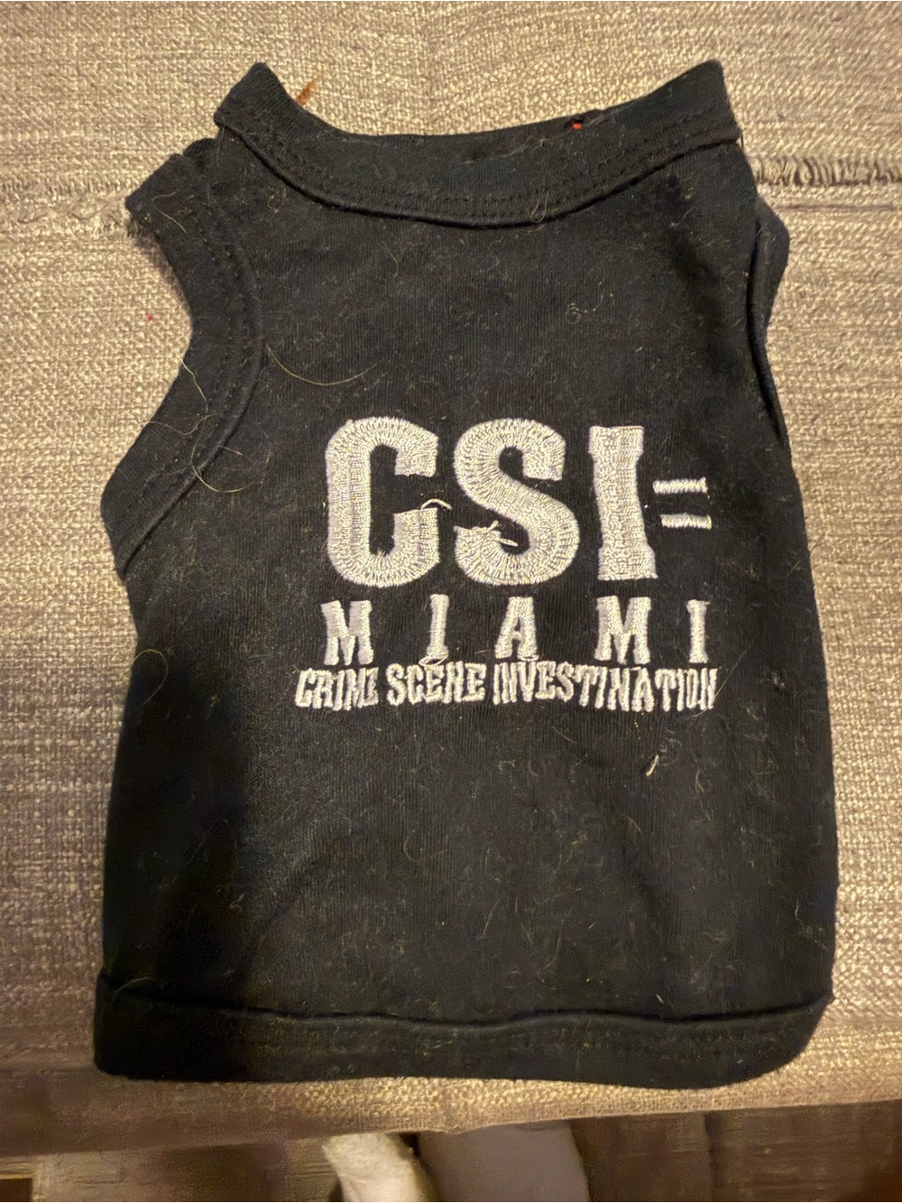 CSI Miami Black Dog Tank Top